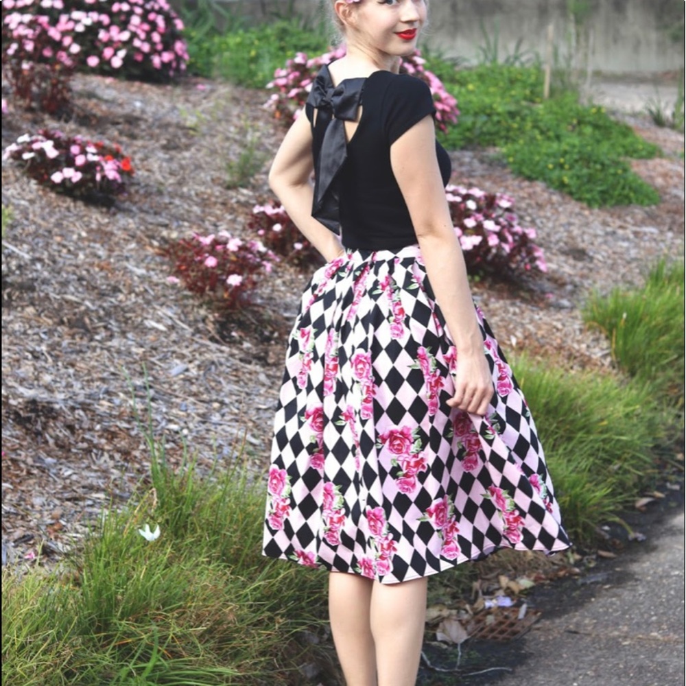 Hell bunny harlequin skirt